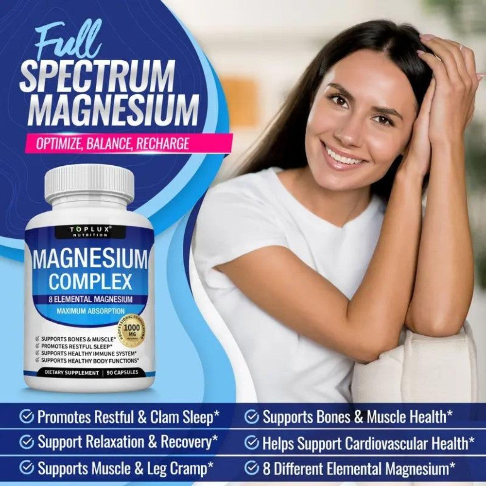 8-in-1 Advanced Magnesium Complex Supplement