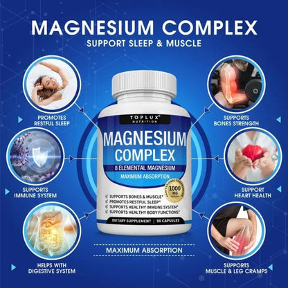 8-in-1 Advanced Magnesium Complex Supplement