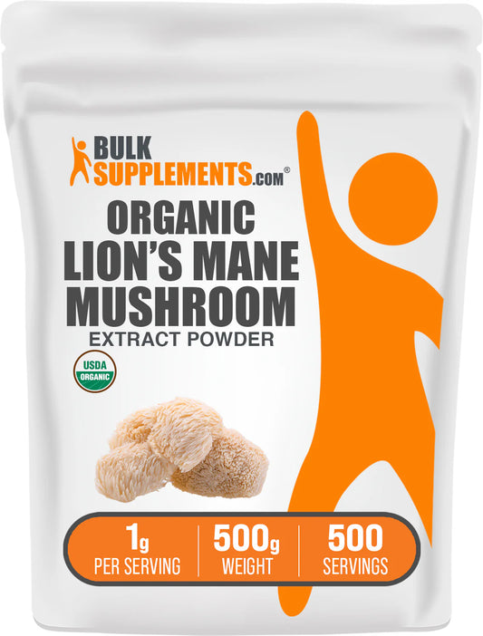 Organic Lion'S Mane Mushroom Extract Powder